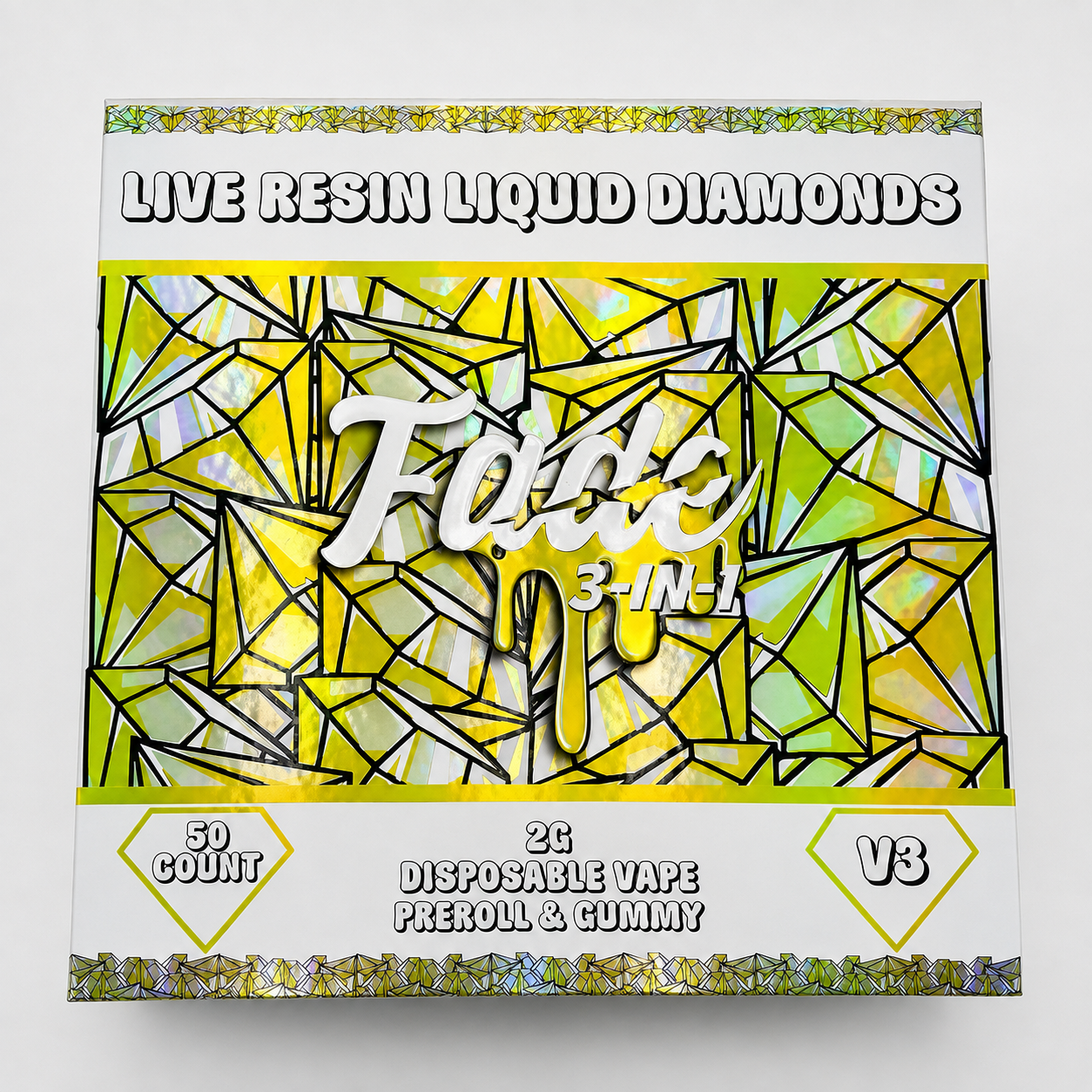 Fade Disposable 3 in 1 Cantaloupe Crush product packaging