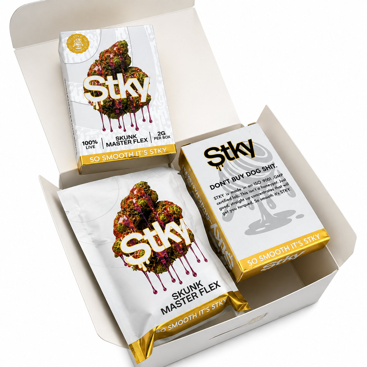 Stky Disposable Skunk Master Flex product packaging
