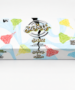 Suckerz Splitz 2.5G dual tank disposable vape flavor display box