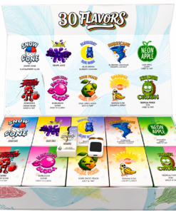 Suckerz Splitz 2.5G disposable dual tank device and flavor packaging