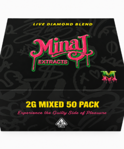 MINAJ EXTRACTS 2G Disposable Live Diamond Blend mixed 50-pack box