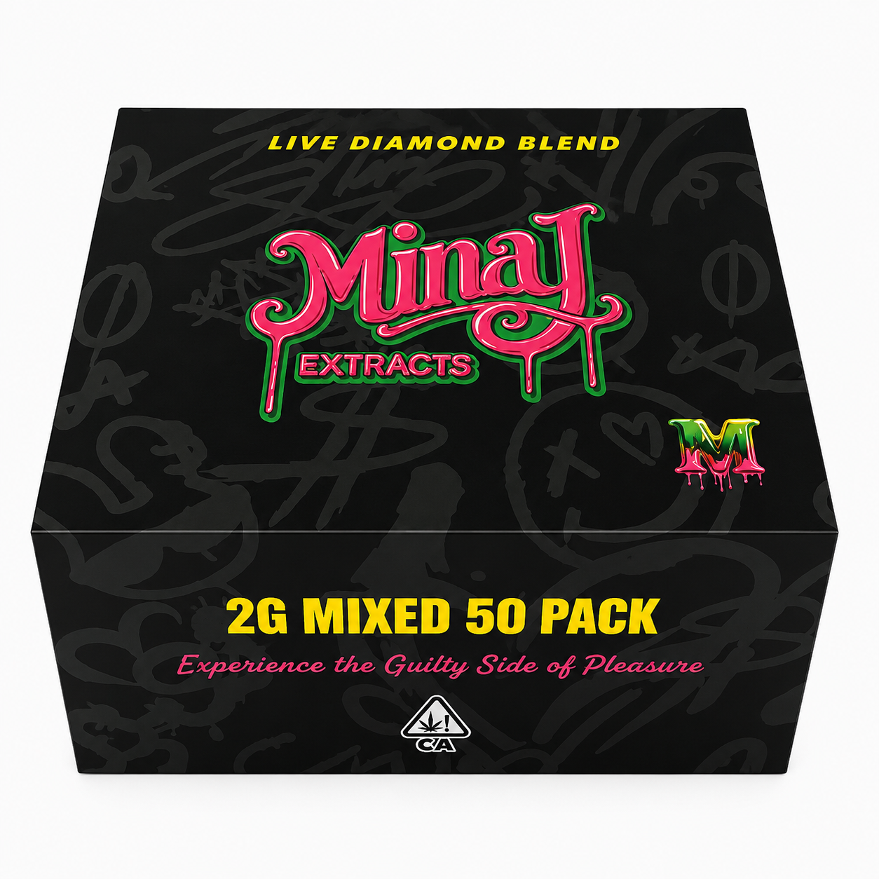 MINAJ EXTRACTS 2G Disposable Live Diamond Blend mixed 50-pack box