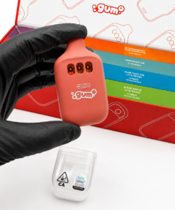 Boutiq Switch 3G Disposable Gum Edition screen with three flavor selections