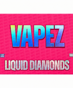 Vapez 2G Disposable Liquid Diamonds 100-count pink display box
