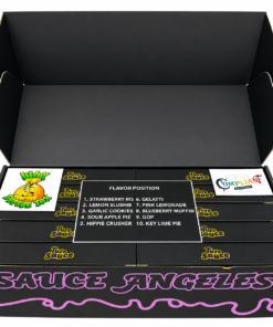 PURE SAUCE 2G Disposable Sauce Angeles display box with assorted flavor packages