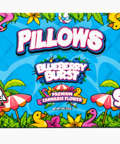 Pillows Summer Edition Blueberry Burst 14G cannabis flower packaging