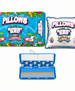 Pillows Summer Edition Blueberry Burst box pouch and rolling papers