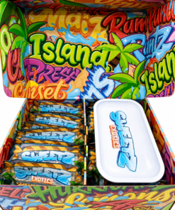 Sweetz Exotics Beach House Edition premium cannabis flower box front view