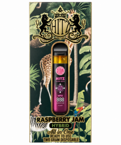 HITZ 2G Disposable Safari Edition vape device with digital display