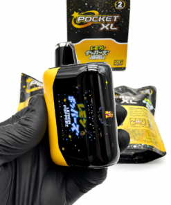 Super Dope Pocket XL 2G Disposable with Lemon Popperz retail packaging