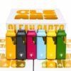 Clean Carts Disposable 2G vape devices with Liquid Diamonds and Live Resin packaging