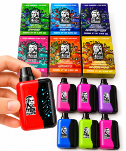 Tyson Punch 2G disposable vape with colorful device design and product packaging