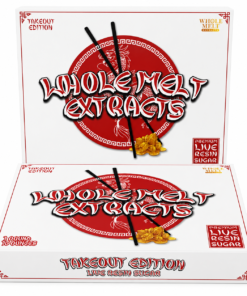 Whole Melts Extracts Take Out Edition premium live resin sugar boxes