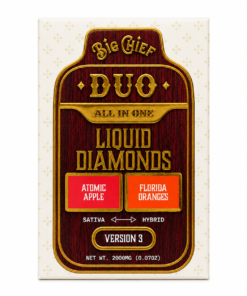 Big Chief Duo V3 Liquid Diamonds flavor combinations and packaged disposable vapes