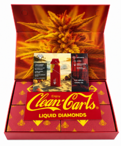 Clean Carts 2G Liquid Diamonds New Summer Edition display packaging