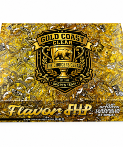 Gold Coast Clear 2 Gram Flavor Flip Disposable vape box