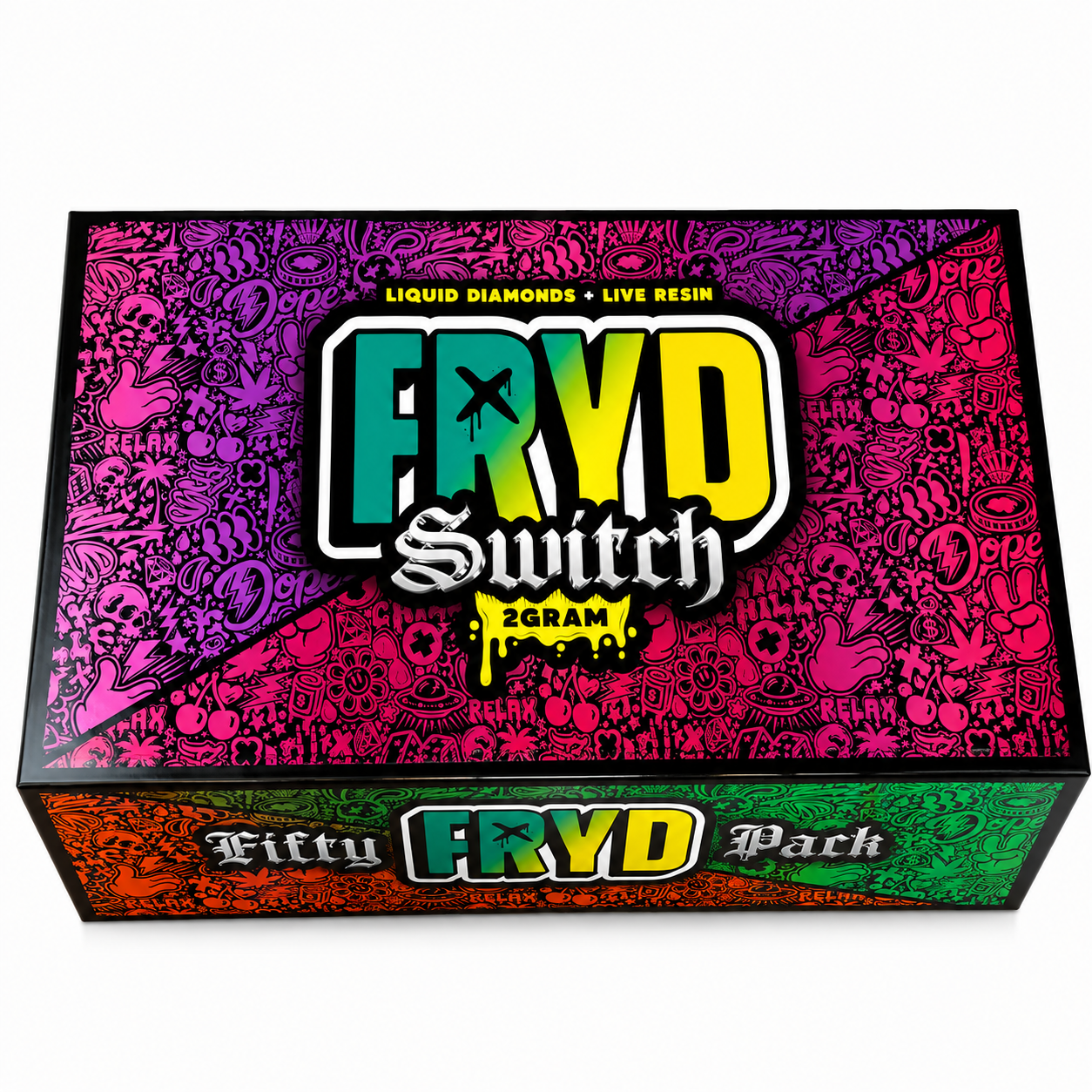Fryd Switch 2G Disposable THC vape dual chamber Liquid Diamonds and Live Resin edition