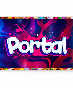 Portal Mushroom Chocolate Bars in assorted colorful packaging, including S’mores flavor.
