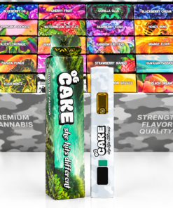 Cake 2G Disposable vape with OG Cake branded camouflage packaging