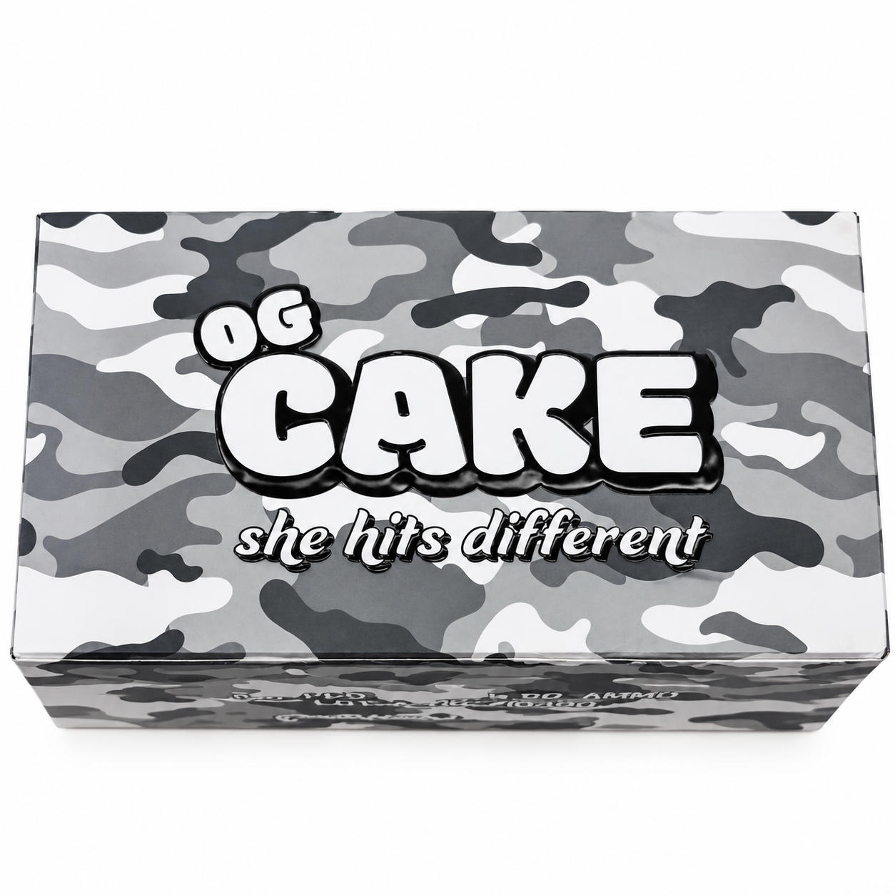 Cake 2G Disposable vape with OG Cake branded camouflage packaging