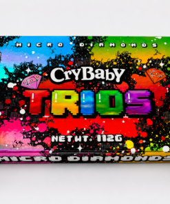 CryBaby Trios Micro Diamonds master box with 32-pack and 112g packaging