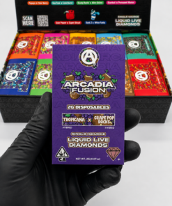 Arcadia Fusion 2G Disposable dual flavor retail display box