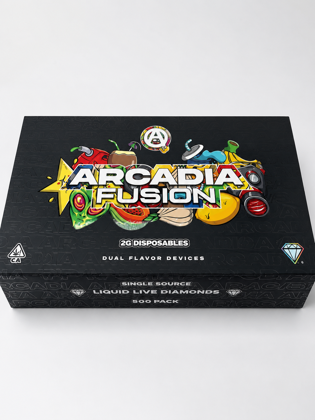 Arcadia Fusion 2G Disposable dual flavor retail display box