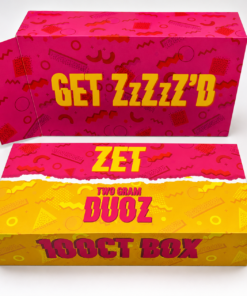 ZET DUOZ 2G Disposable two gram dual chamber retail box