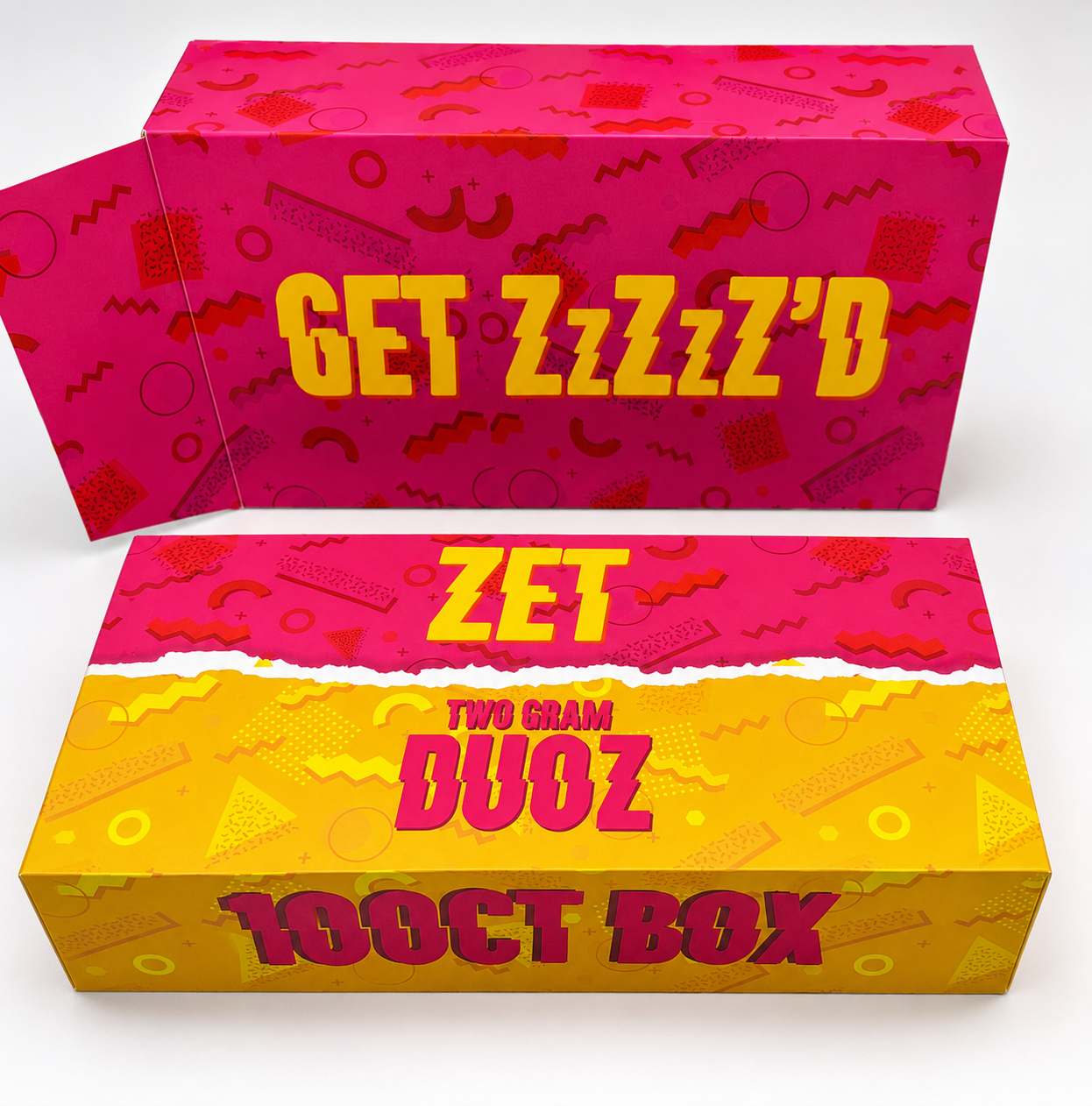 ZET DUOZ 2G Disposable two gram dual chamber retail box
