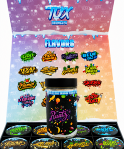 TUX Snowcaps 16 one-ounce jars 1 pound flower box