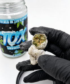 TUX Snowcaps 16 one-ounce jars 1 pound flower box