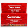 Supreme Mushroom Chocolate Bars Kit Kat red package with Supreme Bars display box
