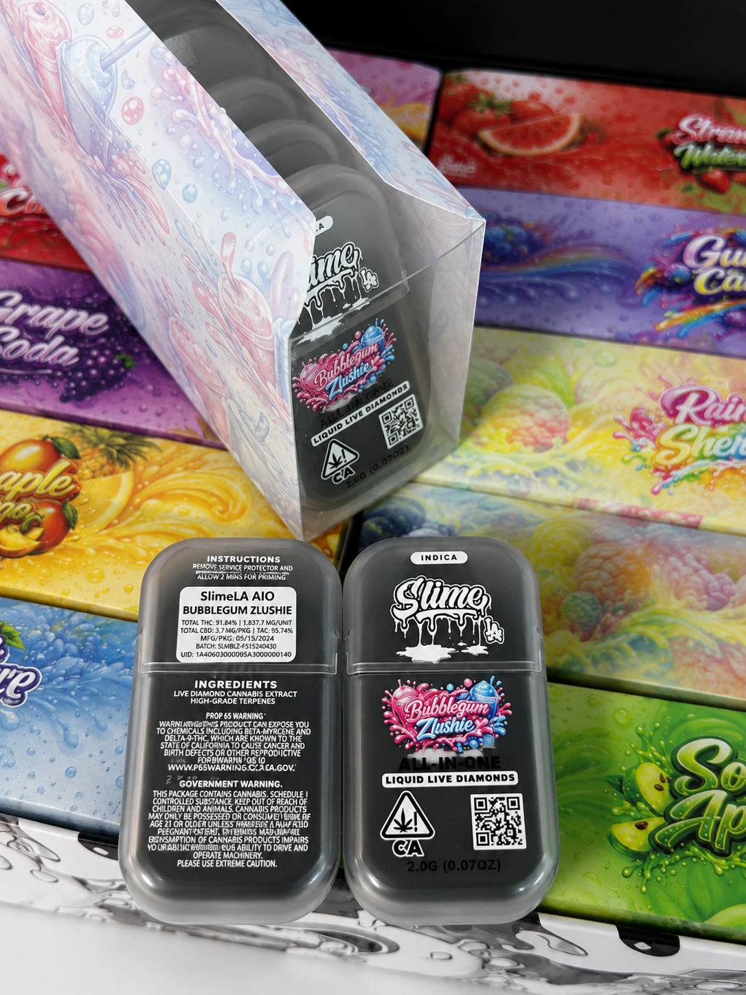 Slime 2G Disposable Ghost Edition Liquid Live Diamonds