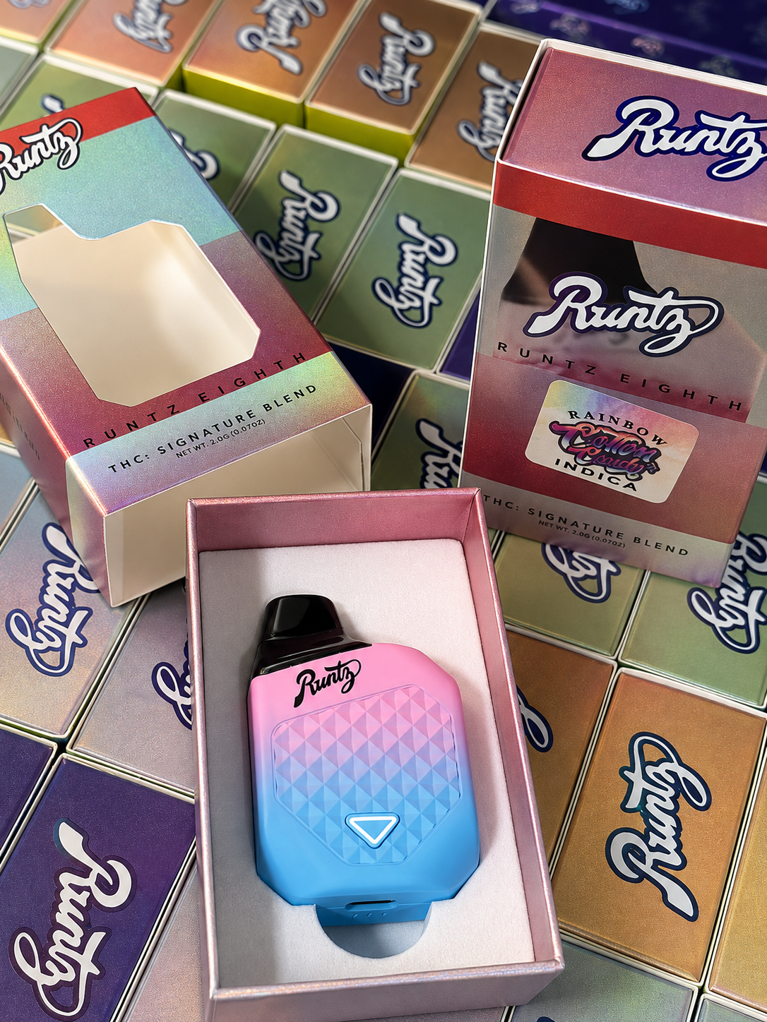 Runtz 3.5G Disposable Runtz Eighth multi-color 50 pack display
