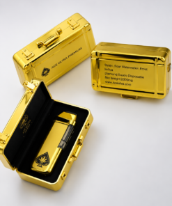 Ace Ultra Premium 2G Diamond Sauce gold disposable vape case