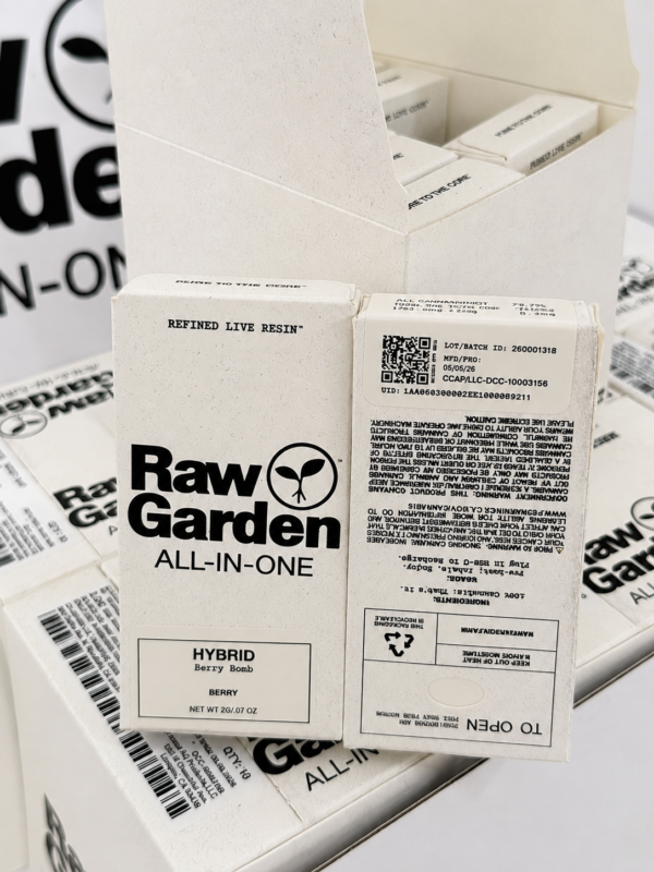 Raw Garden 2G Disposable all-in-one Refined Live Resin vape