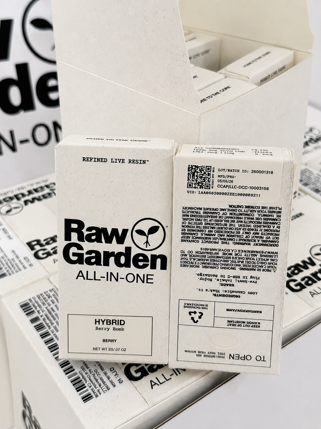 Raw Garden 2G Disposable all-in-one Refined Live Resin vape