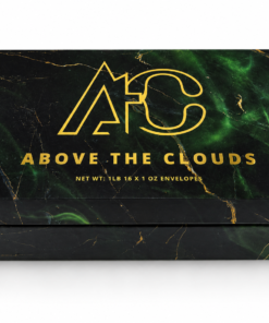 Above the Clouds 28g Live Resin Shatter packaging