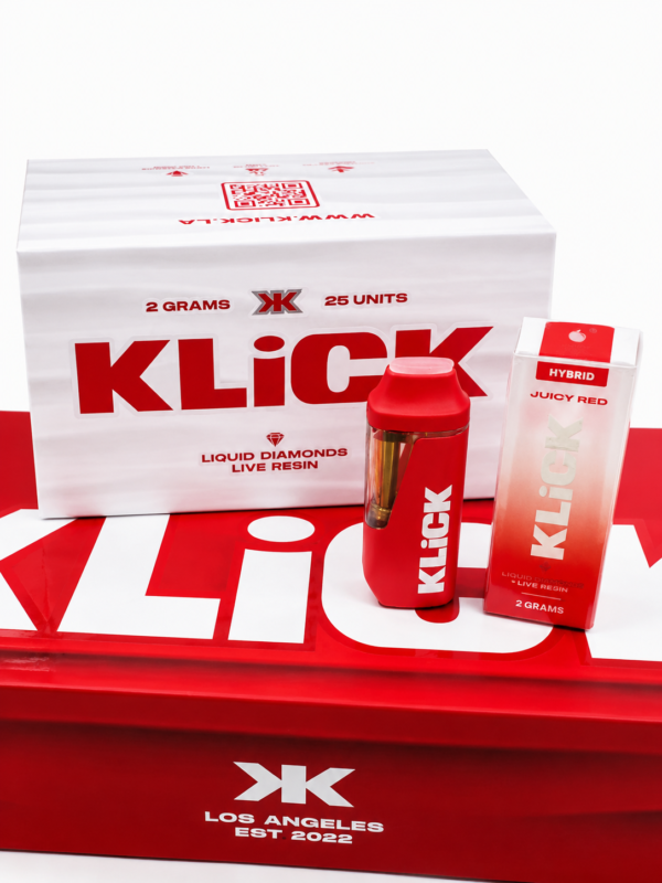 Klick Disposable 2G Liquid Diamonds + Live Resin Vape
