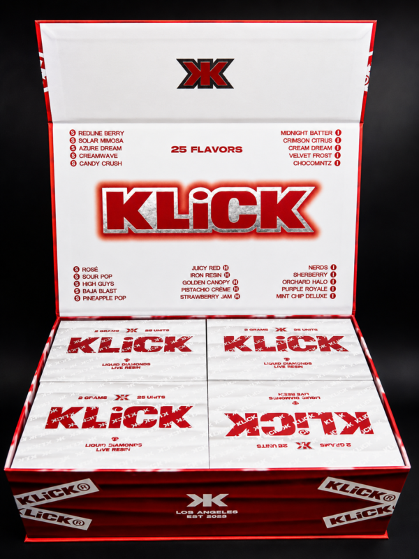 Klick Disposable 2G Liquid Diamonds + Live Resin Vape