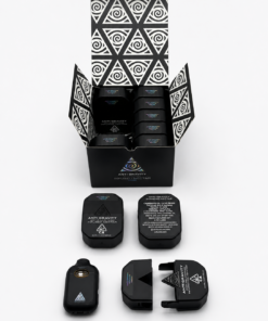 Anti Gravity 2G Disposable wholesale case featuring Liquid Live Diamonds 2.0G all-in-one vape packaging in black finish.