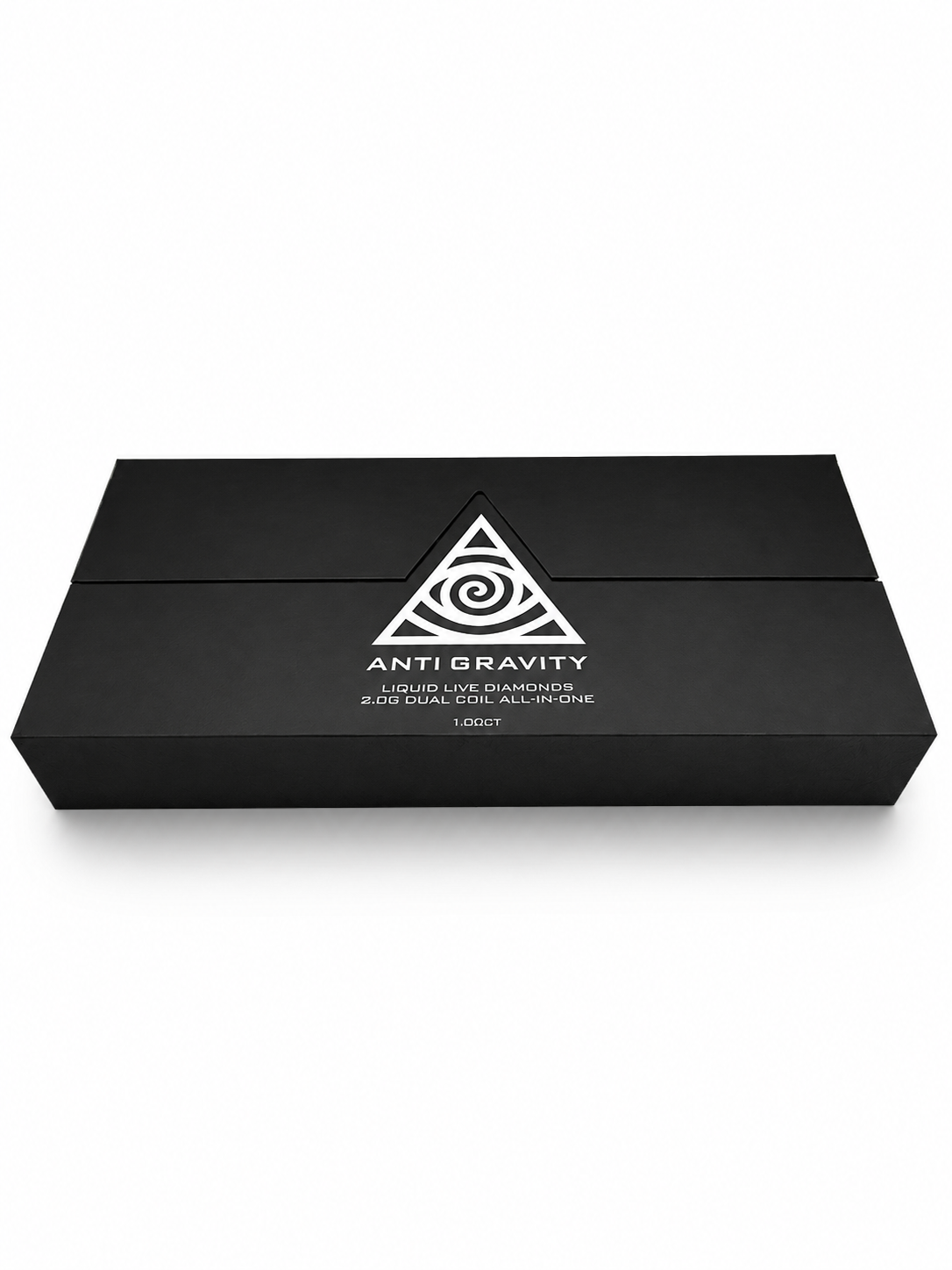 Anti Gravity 2G Disposable wholesale case featuring Liquid Live Diamonds 2.0G all-in-one vape packaging in black finish.