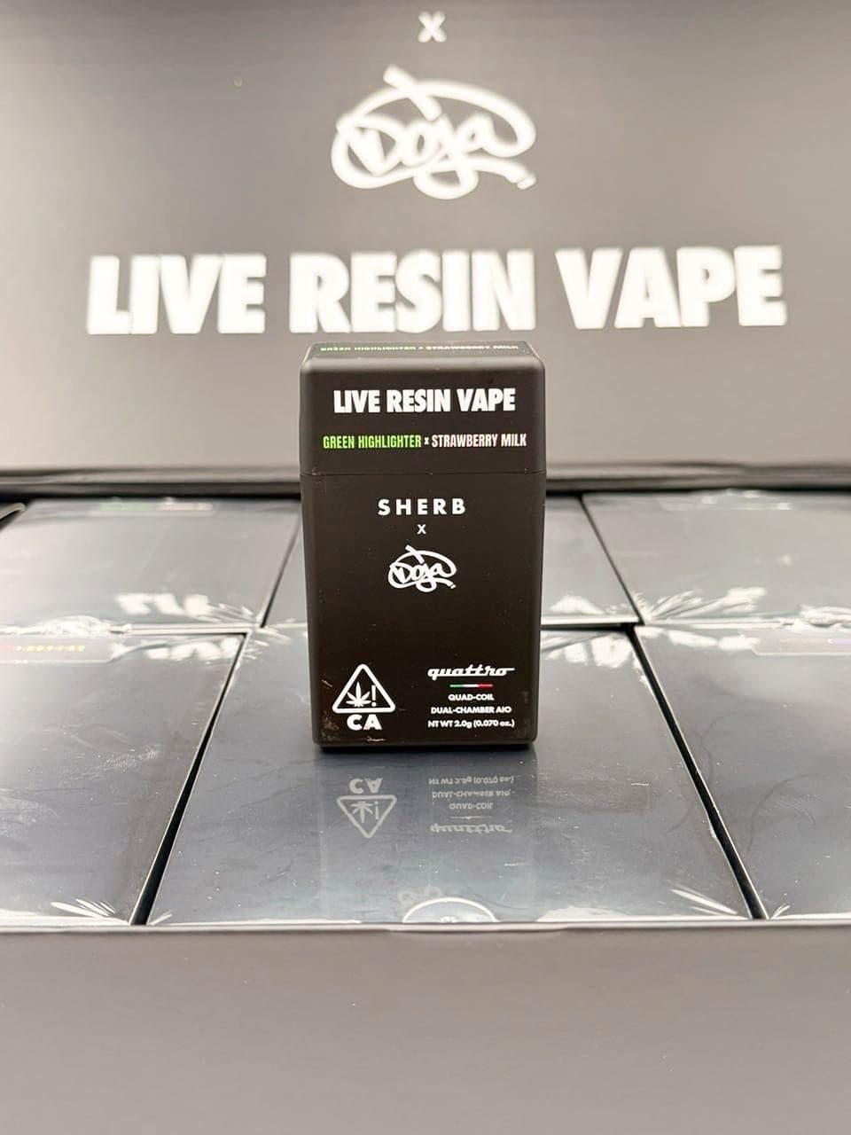 Doja x Sherb 2G Disposable Dual Chamber Vape