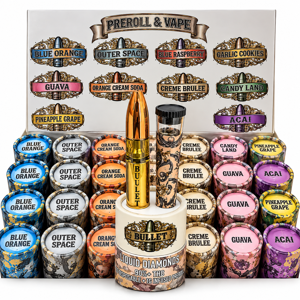 Bullet 2G Disposable Vape + Infused Pre-Roll: 2-in-1 Product Guide