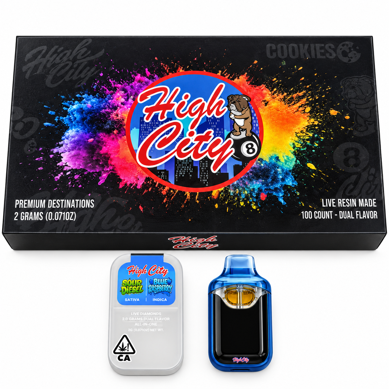 High City 2G Disposable Dual Chamber Vape