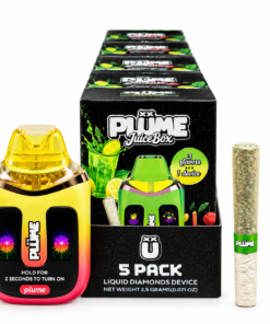Plume Juice Box 2G Disposable Dual Chamber Vape With Mini Joint